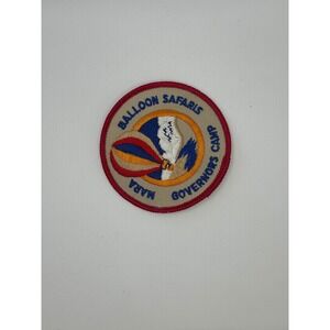 Vintage Balloon Safaris Mara Governors Camp Kenya Hot Air Balloon Travel Patch